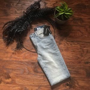 Vintage Wash Long Leg Hem Split Jeans - Pretty Little Thing